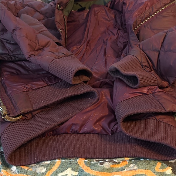 Outdoor Research Women's Puffer Down Jacket in Deep Burgundy - Picture 7 of 10